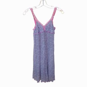 Eberjey Animal Print Chemise Babydoll Nightie Small